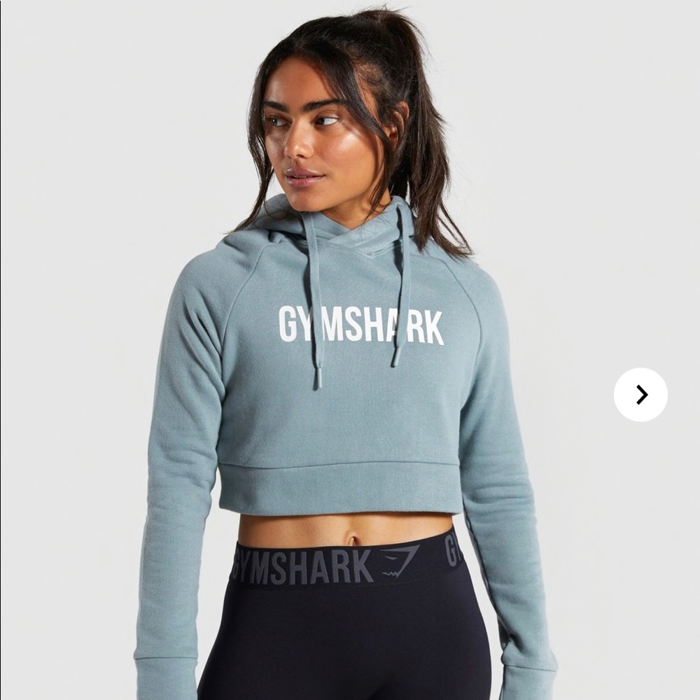 BNWT Gymshark Crop Crest Hoodie XS